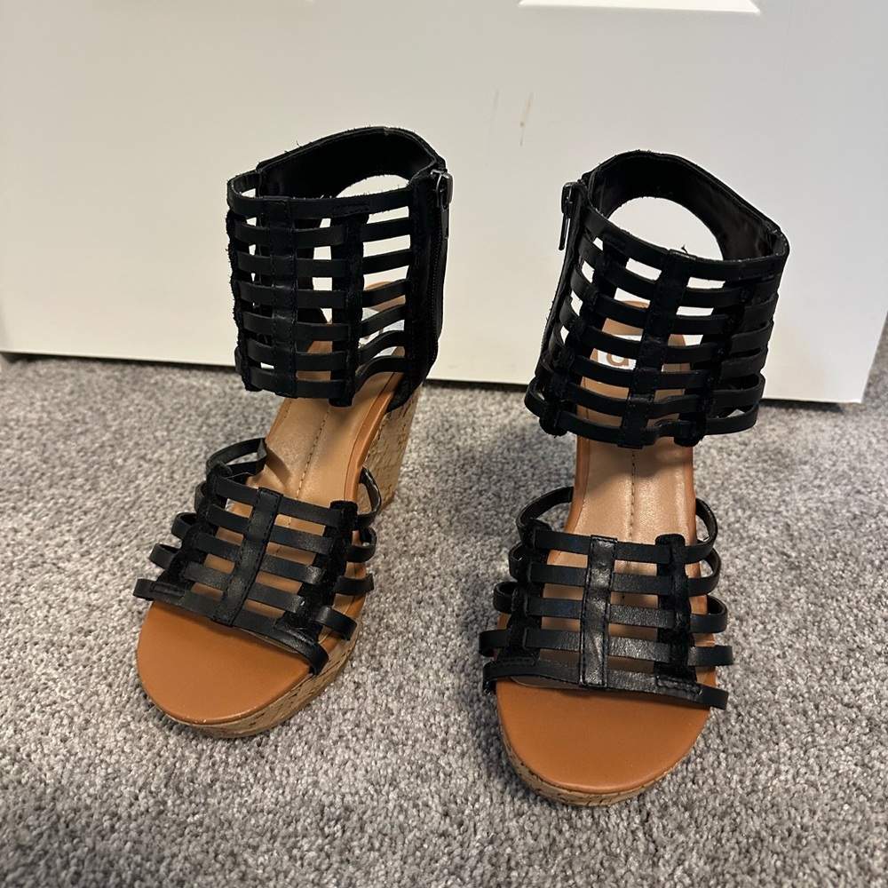 Dolce Vita Black, Strapped Heels